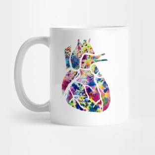 Funfetti Heart (White) Mug